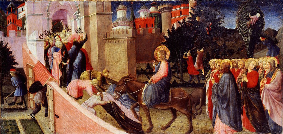 Christian Art English Lessons: the triumphant entry into Jerusalem