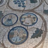 Mosaics at the Church of the Beatitudes